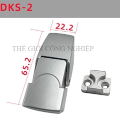 Khóa tủ điện DKS-1 / DK604-1 | Khóa chốt ẩn, khóa tủ cơ khí có chìa, màu đen mờ