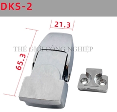 Khóa tủ điện DKS-1 / DK604-1 | Khóa chốt ẩn, khóa tủ cơ khí có chìa, màu đen mờ