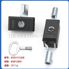 Khóa tủ điện GGD 807 – Khóa tay gạt liên động, dùng cho tủ điện vỏ sắt, tủ phân phối điện.