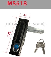 Khóa tủ điện MS618 | Khóa phẳng tủ điện, tủ phân phối, dạng tròn/vuông