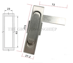 Khóa tủ điện MS717-1 | Khóa phẳng cửa tủ, khóa tủ phân phối, khóa cơ khí