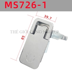 Khóa tủ điện MS726-2 / MS726-1 | Khóa phẳng nén điều chỉnh, khóa cửa tủ MS106 màu đen