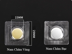Khuy nam châm siêu hút ẩn túi xách rèm cửa – nút hít từ tính âm dương