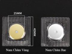 Khuy nam châm siêu hút ẩn túi xách rèm cửa – nút hít từ tính âm dương