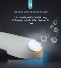 Máy hút mụn KD803S sạc không dây, kết hợp đầu gia nhiệt lạnh giúp làm sạch trị mụn chống viêm nhờn da