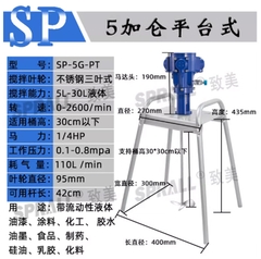 Máy khuấy SPRALL – công nghiệp sơn và dung dịch