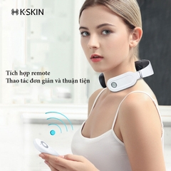 Máy massage cổ 3D thông minh KD811A sử dụng xung điện tần tenst, điều khiển từ xa