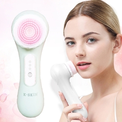 Máy rửa mặt KSKIN KD3033S đầu cọ xoay tròn kèm sóng rung sonic