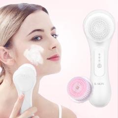 Máy rửa mặt KSKIN KD3033S đầu cọ xoay tròn kèm sóng rung sonic