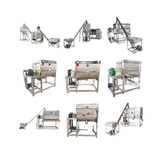 Máy trộn ngang tự động – Thùng trộn bột, thức ăn chăn nuôi, gia vị inox