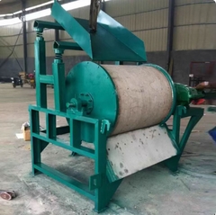 Máy tuyển từ trống quay mini – tách quặng than, sắt, loại bỏ tạp sắt, tự dỡ liệu, nam châm vĩnh cửu, dùng cho khô & ướt
