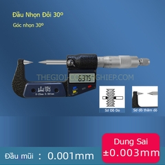 Pan Me Đo Ngoài Đầu Nhọn 0-25mm