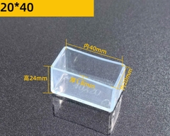 Nút bịt đầu ống vuông PVC trong suốt – Nắp chụp chân bàn ghế, ống sắt