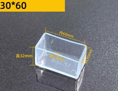 Nút bịt đầu ống vuông PVC trong suốt – Nắp chụp chân bàn ghế, ống sắt
