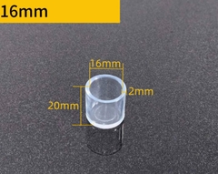 Nút bịt đầu ống vuông PVC trong suốt – Nắp chụp chân bàn ghế, ống sắt