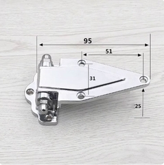 Bản lề cửa lồi lõm inox cho tủ sấy – tủ hấp công nghiệp