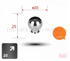 Tay nắm tủ tròn đơn lỗ inox 304 – Núm kéo ngăn kéo, cửa tủ quần áo, phong cách hiện đại tối giản