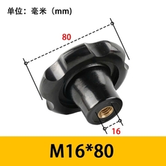 Tay Quay Bakelite Dạng Lượn Sóng M8 M10 M12