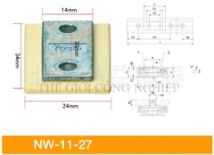 Thanh trượt dẫn hướng Igus NS – Ray trượt Đức kèm con trượt NW01/02/11/12-17/27/40/80-P-LLYZ