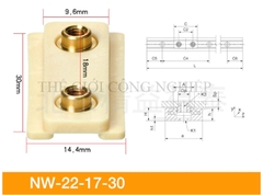 Thanh trượt dẫn hướng Igus NS – Ray trượt Đức kèm con trượt NW01/02/11/12-17/27/40/80-P-LLYZ