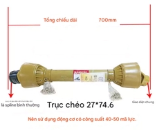 Trục các đăng máy nông nghiệp – 20–200HP