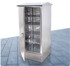 Tủ Mạng Inox Ngoài Trời 24U Chống Nước – Tủ Thiết Bị Viễn Thông