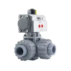 Van Bi Khí Nén Ba Chiều Kiểu Khớp Nối L/T Bằng Nhựa CPVC UQ624/5F-10S