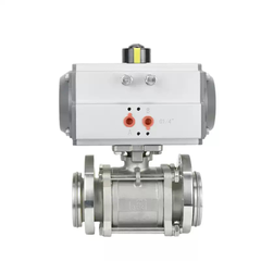 Van Bi Khí Nén Chân Không Ba Mảnh GB6070 Mặt Bích Rời GUQ