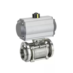 Van Bi Khí Nén Chân Không Ba Mảnh GB6070 Mặt Bích Rời GUQ