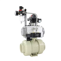 Van Bi Khí Nén Khớp Nối Bằng Nhựa PPH UQ621F