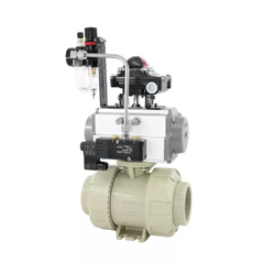 Van Bi Khí Nén Khớp Nối Bằng Nhựa PPH UQ621F