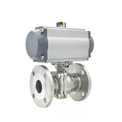 Van Bi Khí Nén Tác Động Đơn Bằng Thép Không Gỉ Q641F Kiểu O