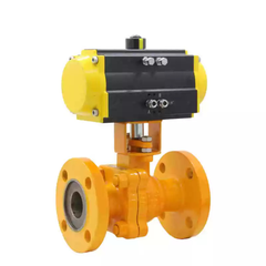 Van Bi Mặt Bích Khí Nén Áp Suất Cao Q641F-64C