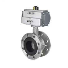 Van Bướm Mặt Bích Khí Nén Bằng Thép Không Gỉ 304 D641X-16P