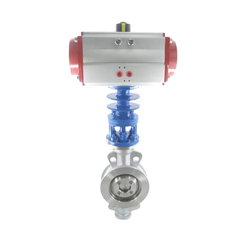Van Bướm Khí Nén Ba Lệch Tâm D673W-16V Bằng Thép Không Gỉ Song Pha 310S