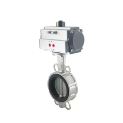 Van Bướm Khí Nén Bằng Thép Không Gỉ 304 D671X-16P DN80/100