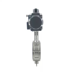 Van Bướm Khí Nén Bằng Thép Không Gỉ 304 D671X-16P DN80/100