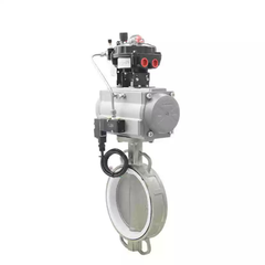 Van Bướm Khí Nén Bằng Thép Không Gỉ D671F-16P