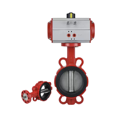 Van Bướm Khí Nén Kẹp Lưng Mềm Không Chốt WD671X-16L