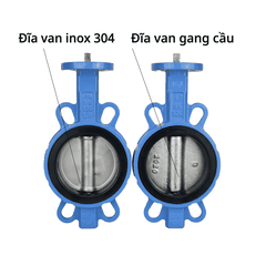Van Bướm Khí Nén Không Đầu Trục Vuông DN50/65/80/100/125/150/200