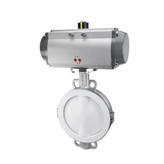 Van Bướm Khí Nén Lót PTFE D671F4-16P