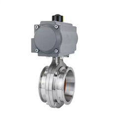 Van Bướm Khí Nén Thép Không Gỉ 316L/304 D681X-16P