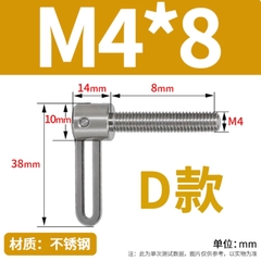 Vít tay inox L – Vít điều chỉnh nhanh, tháo lắp tiện lợi