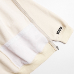 Áo khoác dây kéo Unime Hoodie Zip Flex 1.0 - Màu kem