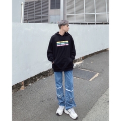 Áo khoác Hoodie Basic V1 100% cotton cao cấp - Xanh