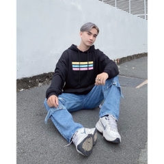 Áo khoác Hoodie Basic V1 100% cotton cao cấp - Xanh