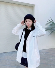 Áo Khoác Cardigan Follow Your Heart - Trắng