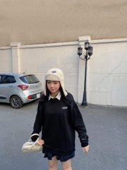 Áo Sweater Tay Dài My SunShine - Đen