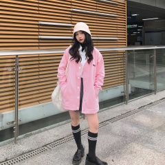 Áo Khoác Cardigan Follow Your Heart - Hồng Nhạt
