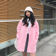 Áo Khoác Cardigan Follow Your Heart - Hồng Nhạt
